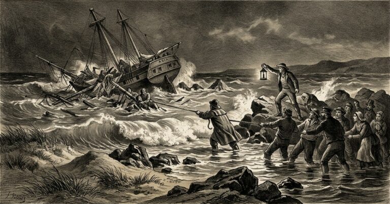 Naufrage Asia Brignogan 1852